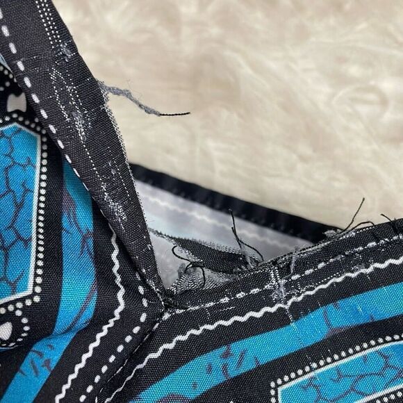 Women's Rayon Floral Print Lightweight Poncho Top Blouse Caftan Cover up - Picture 8 of 9